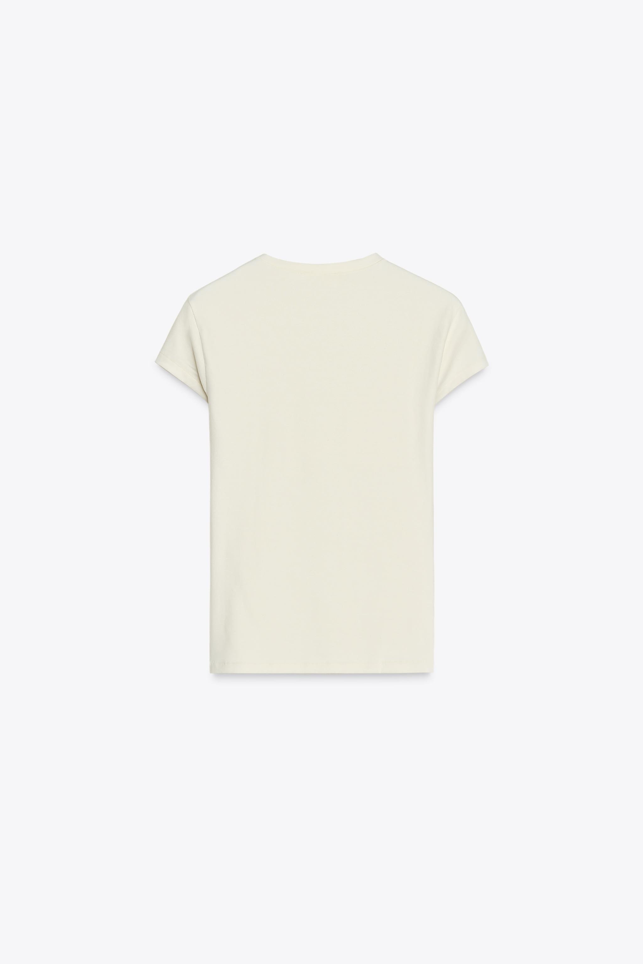 SLIM FIT SHORT SLEEVE T-SHIRT | Zara UK