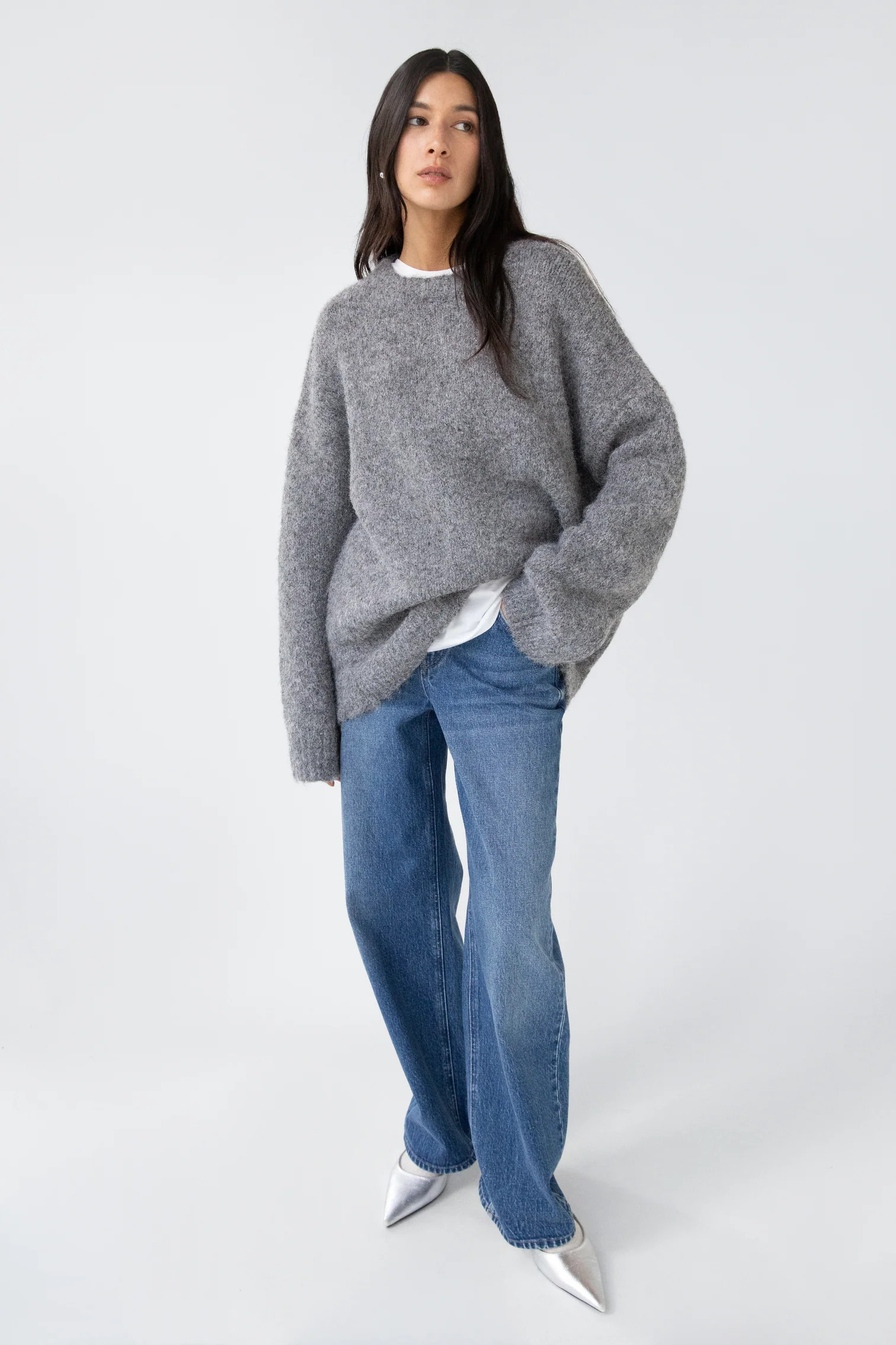 OVERSIZED CREWNECK SWEATER | OAK + FORT