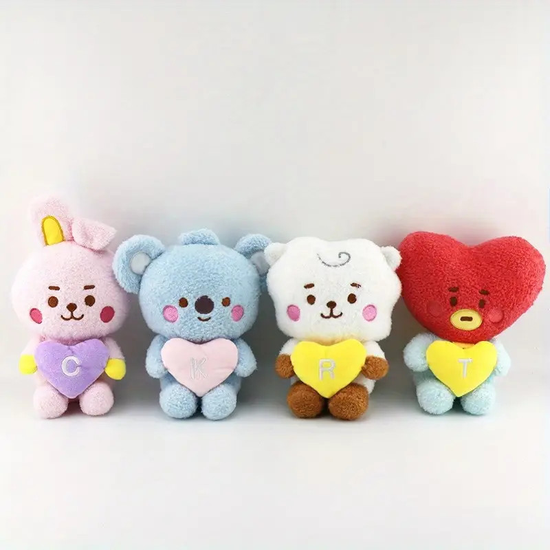 1pc, KPOP BTS Cartoon Plush Toy With A Heart, Celebrity Doll Toys, Kawaii Throw Pillow, Home Deco... | Temu Affiliate Program
