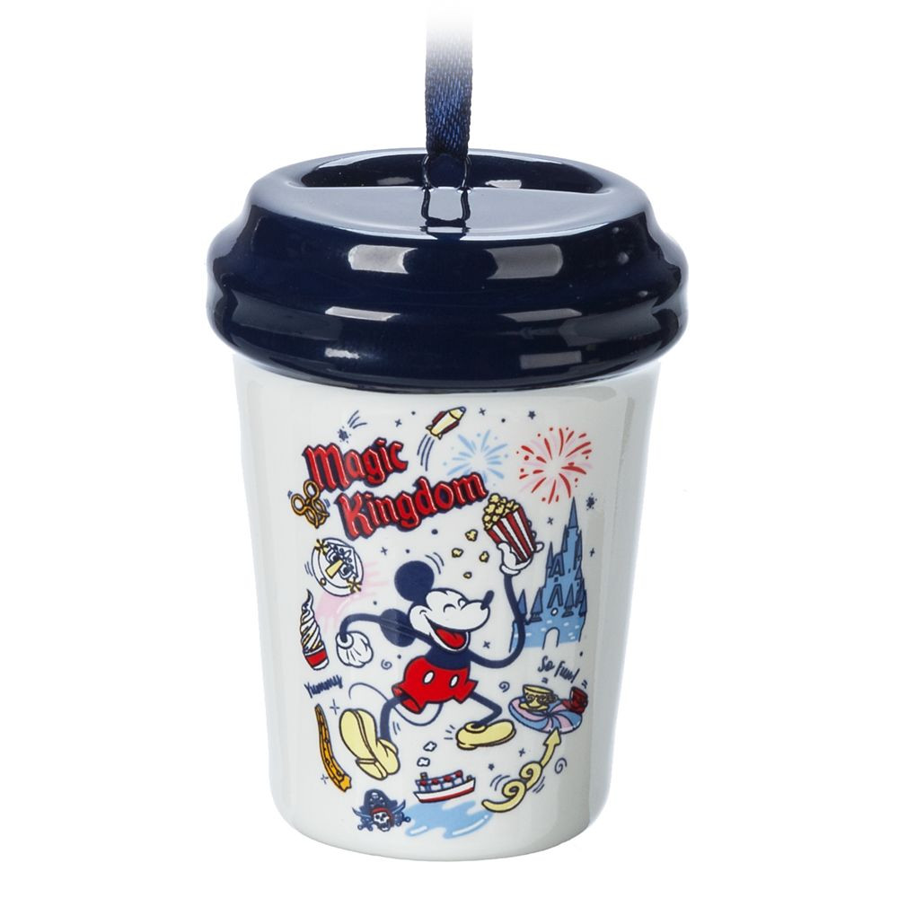 Mickey Mouse Starbucks Cup Ornament – Magic Kingdom | Disney Store