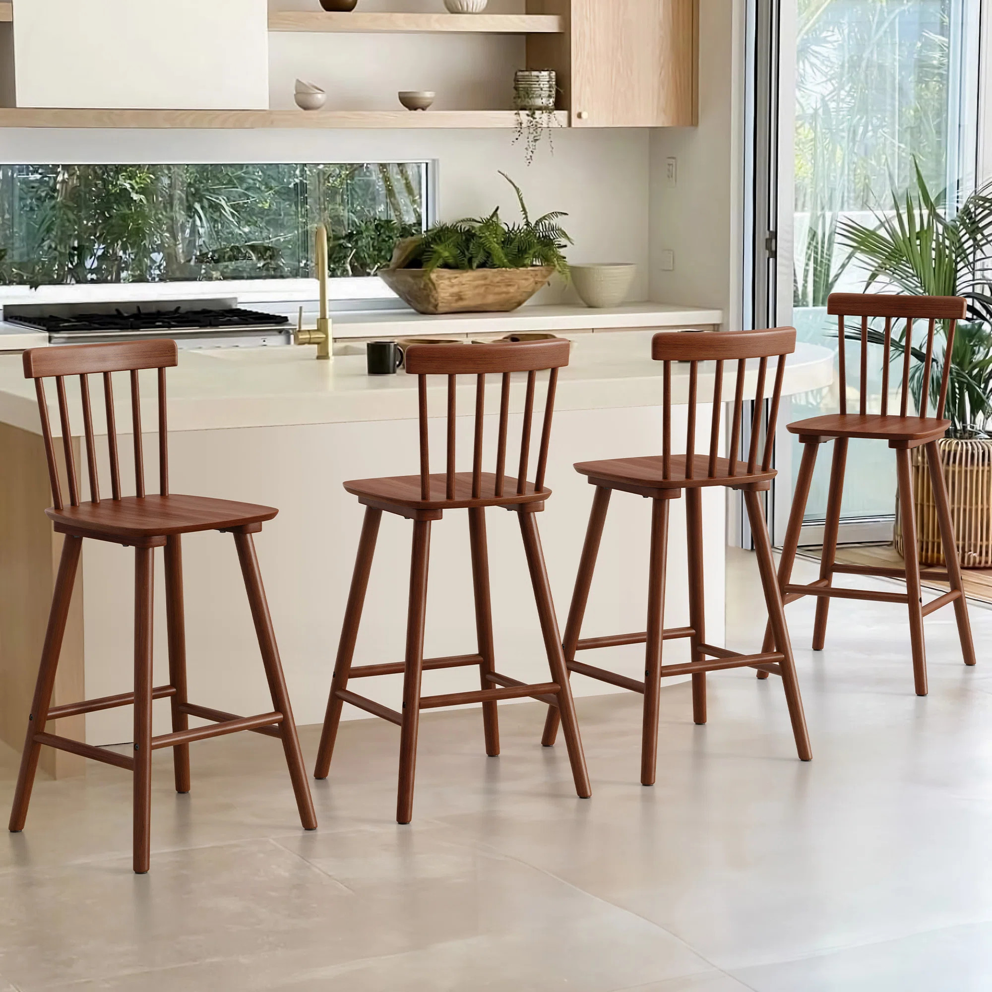 Solid Wood Counter Stool | Wayfair North America