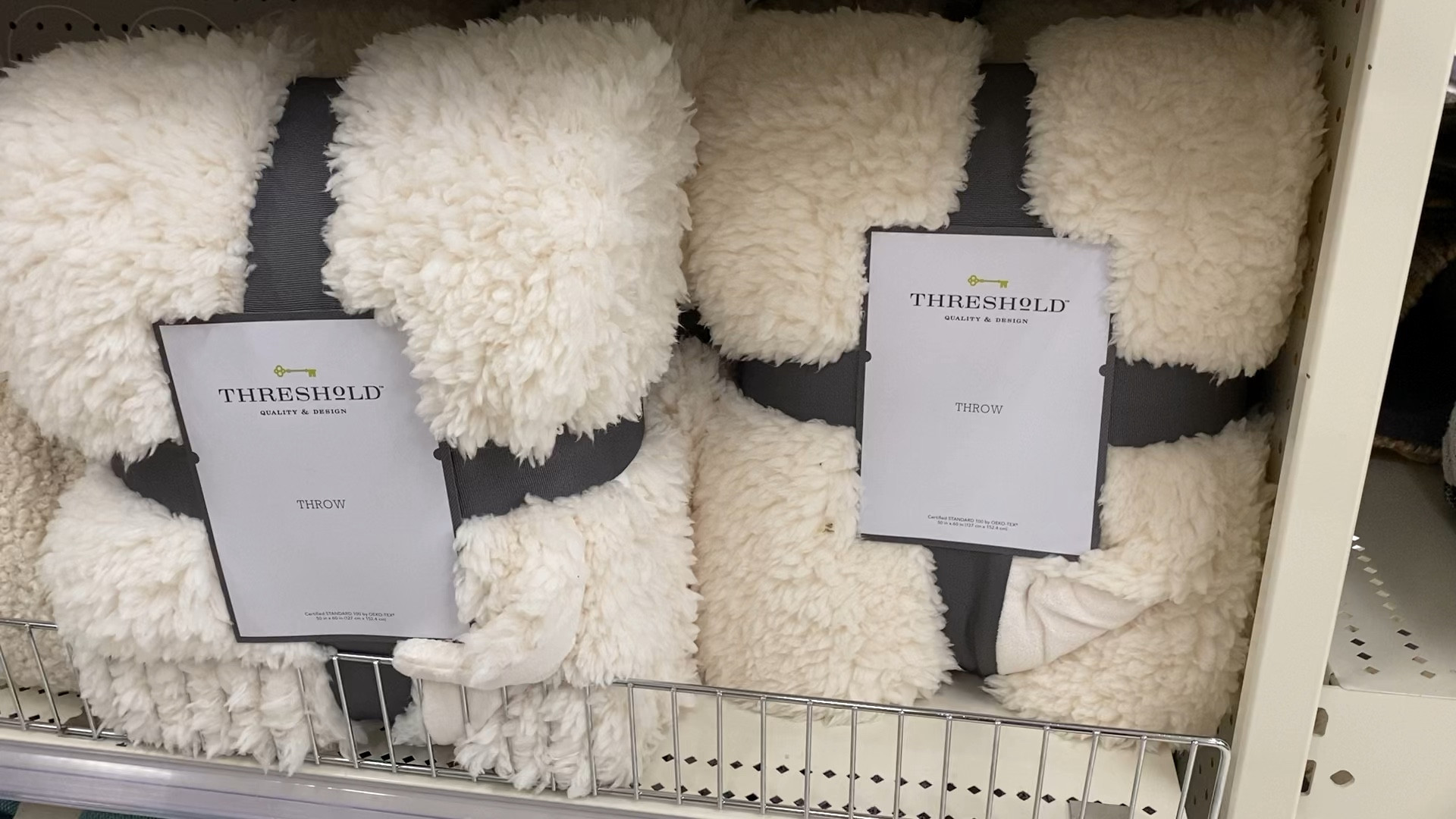 Indulge in luxurious comfort and style with our Long Faux Fur Throw Blanket by Threshold™. This lightweight beauty is designed for both warmth and elegance. Its neutral hue effortlessly complements any decor, making it a versatile addition to your living space. Plus, the convenience of machine-washing and tumble-drying makes it a practical choice. Whether you're curling up with a book or watching your favorite show, this faux fur throw blanket is the perfect companion. You can drape it over your sofa or place it at the foot of your bed, ready to cocoon you in cozy softness when the chill sets in. Elevate your home with Threshold™: Where Quality Meets Design, offering casual classics for your house and home.

#LTKGiftGuide #LTKfindsunder50 #LTKVideo