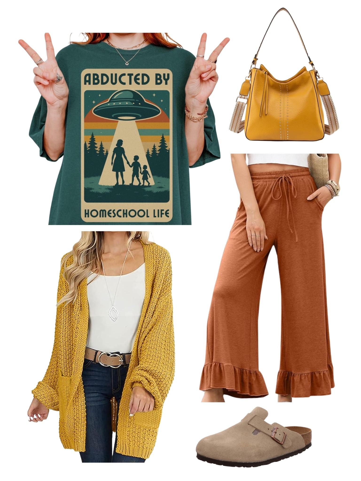 Homeschool mom outfit 