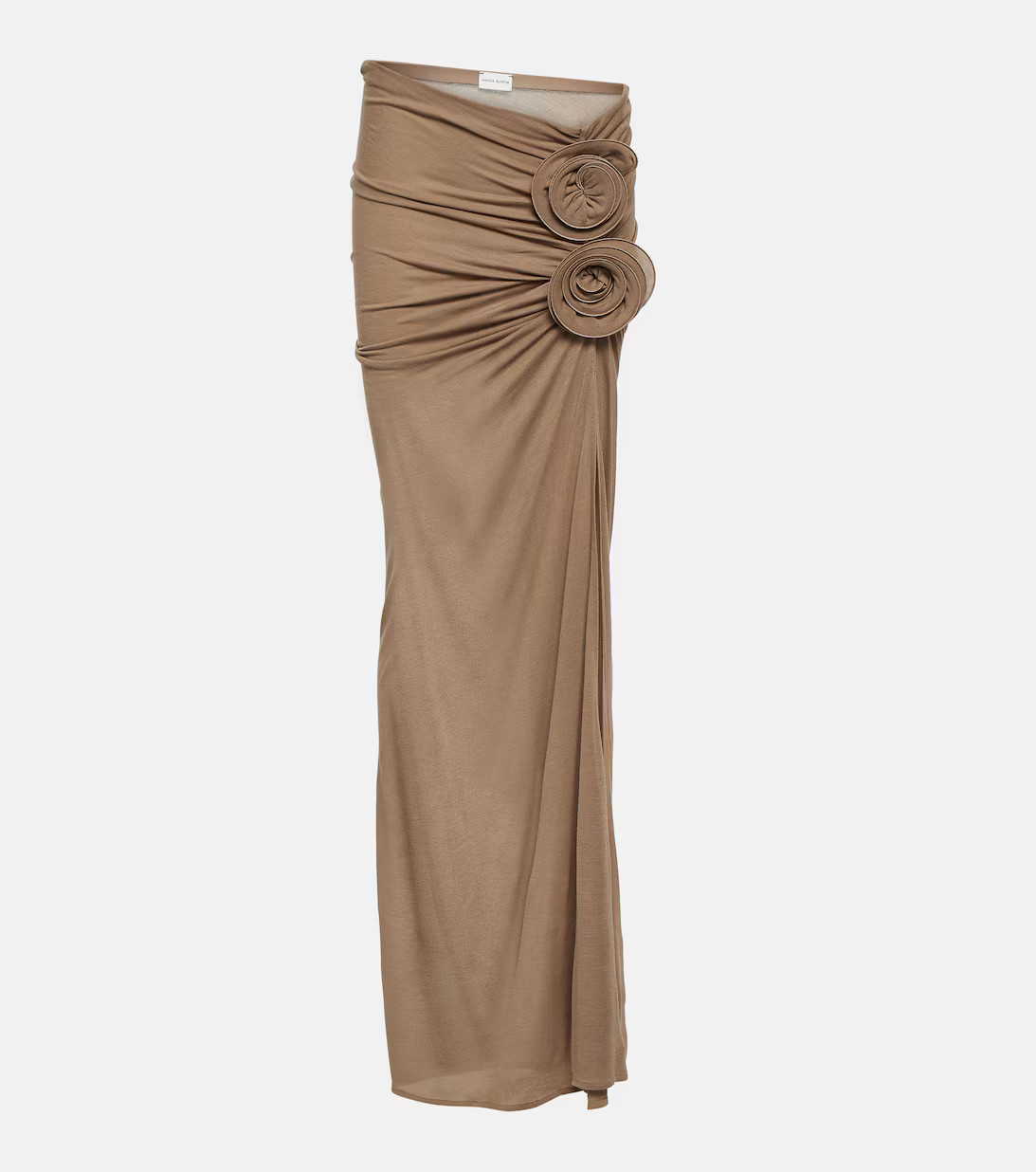 Floral-appliqué jersey maxi skirt | Mytheresa (US/CA)