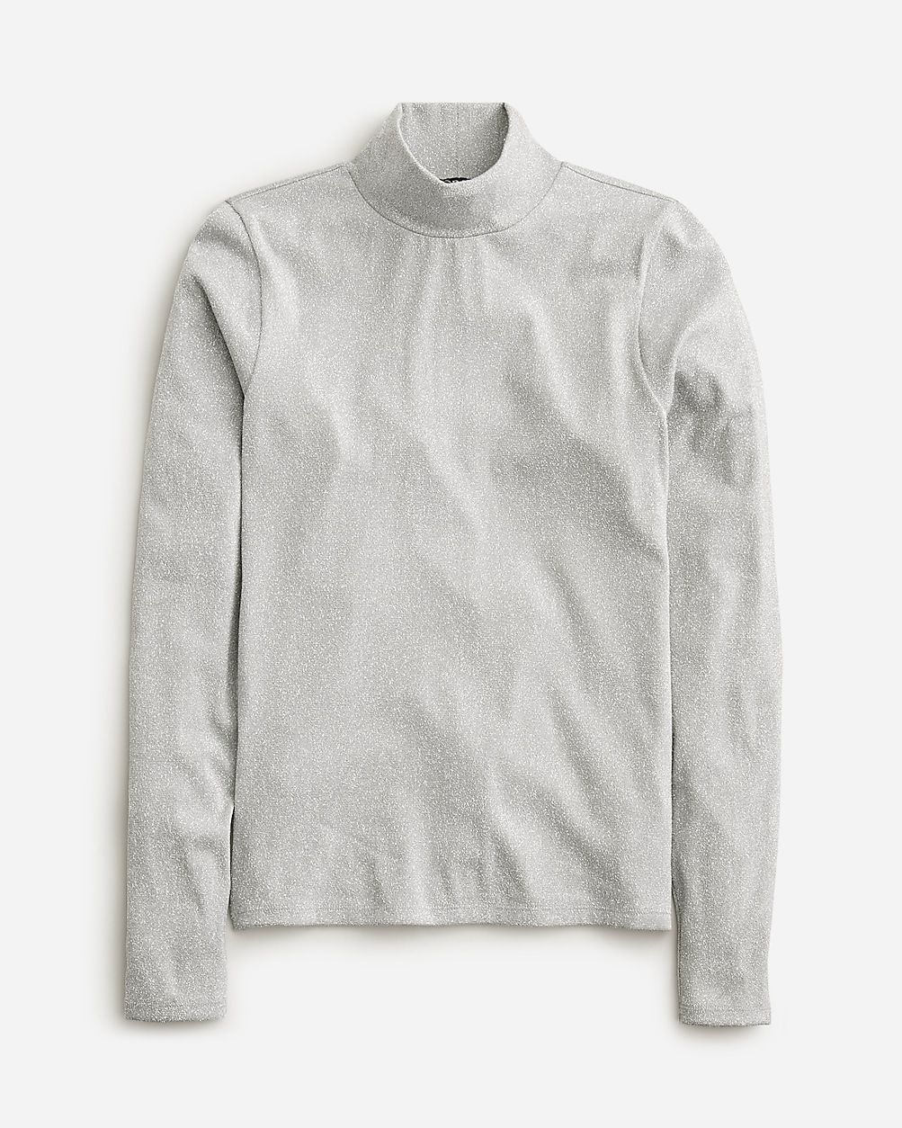 Metallic tissue turtleneck | J.Crew US