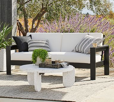 Malibu Metal Outdoor Sofa (77") | Pottery Barn (US)