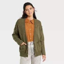 Women's Button-Front Grandpa Cardigan - Universal Thread™ | Target