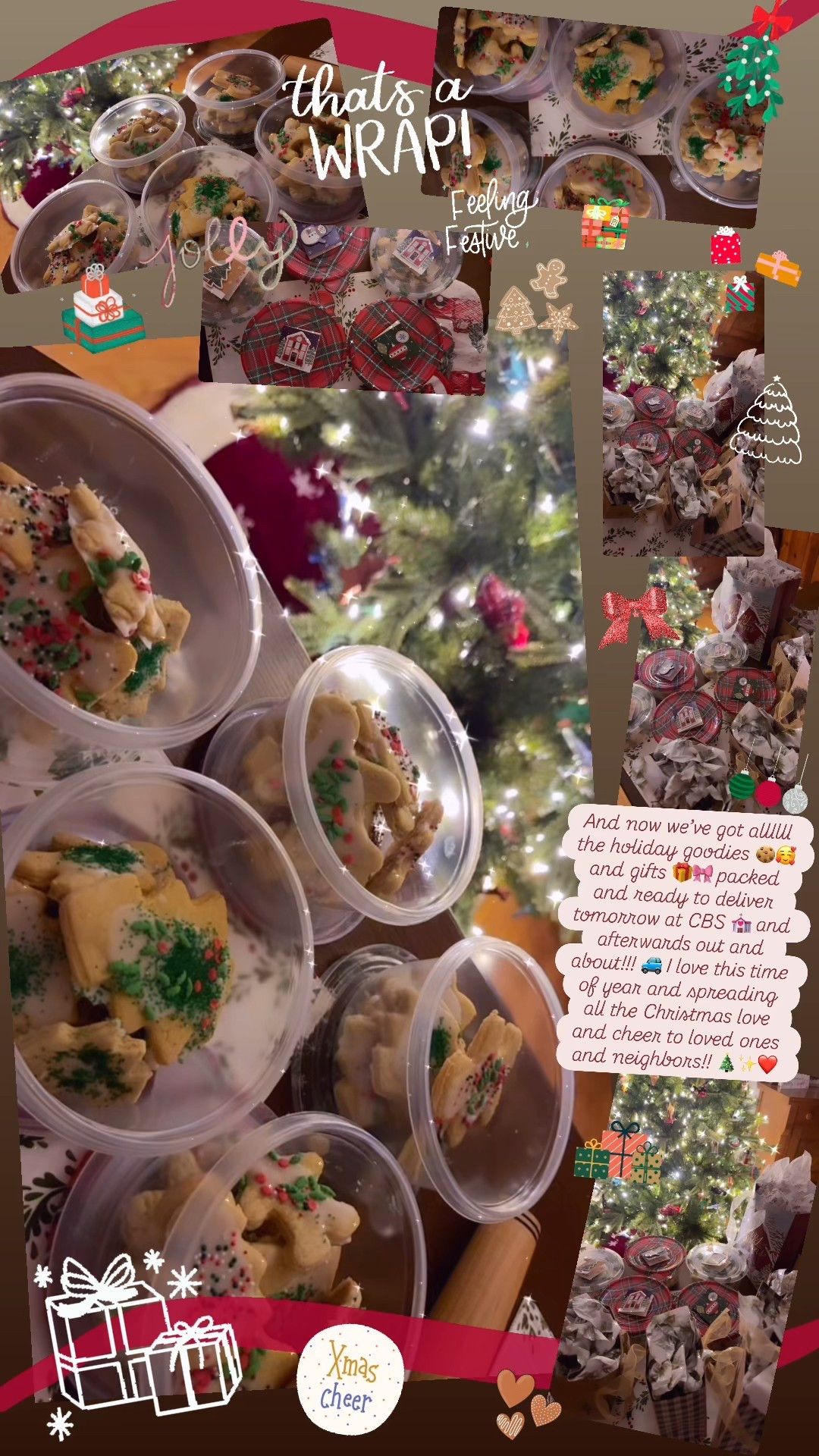 And now we’ve got allllll the holiday goodies 🍪🥰 and gifts 🎁🎀 packed and ready to deliver tomorrow at CBS 💒 and afterwards out and about!!! 🚙 I love this time of year and spreading all the Christmas love and cheer to loved ones and neighbors!! 🎄✨❤️ 

#LTKHoliday