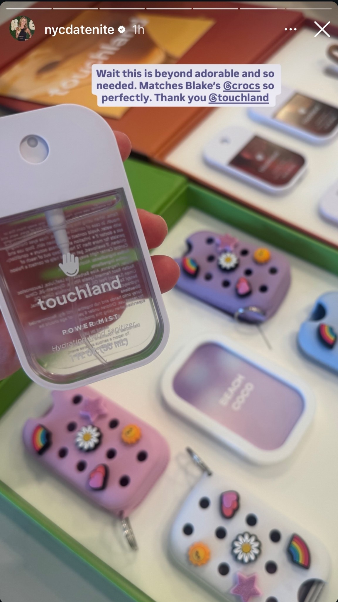 My new favorite hand sanitizer from touchland 