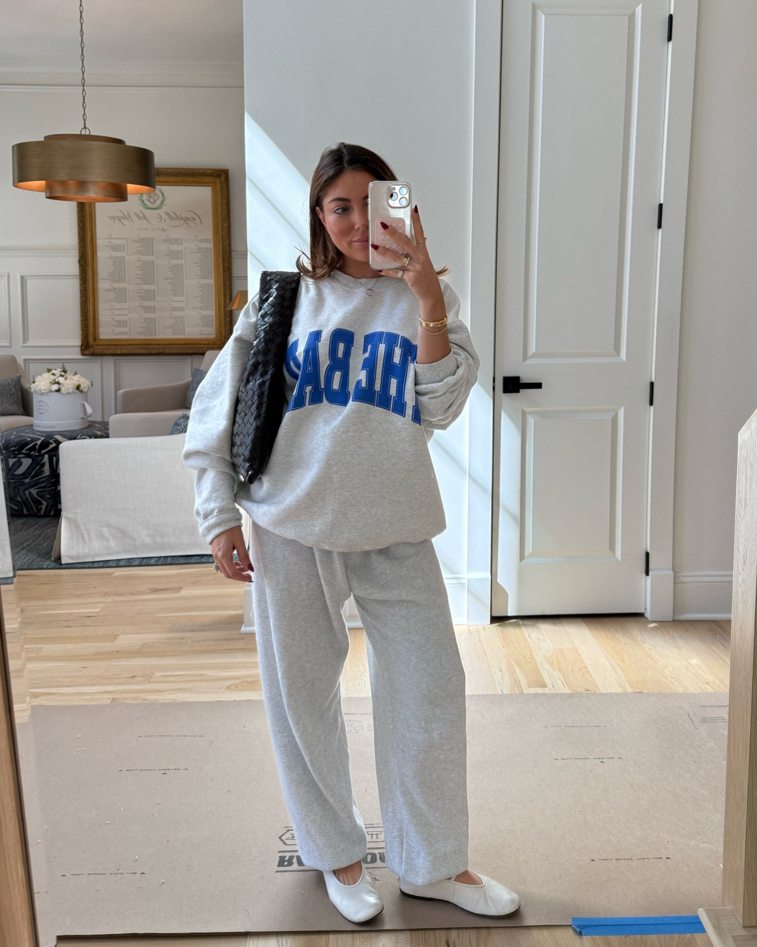 Sweatshirt the bar ootd casual outfit fall trends size xl 