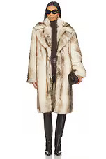 Ducie Celia Coat in Taupe Striped from Revolve.com | Revolve Clothing (Global)