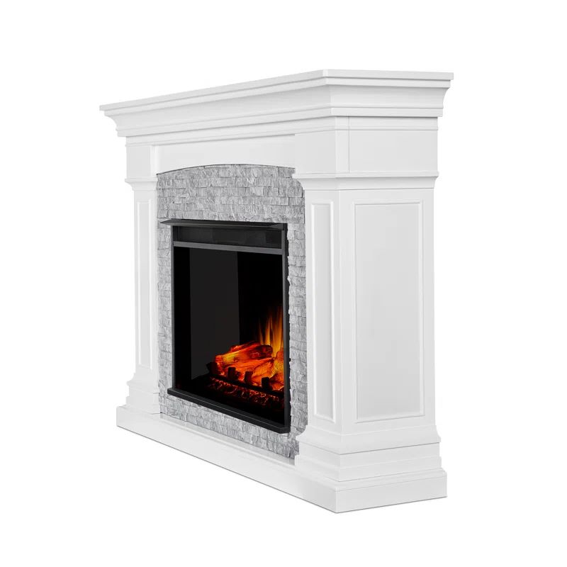 Deland 63" Grand Electric Fireplace by Real Flame | Wayfair North America