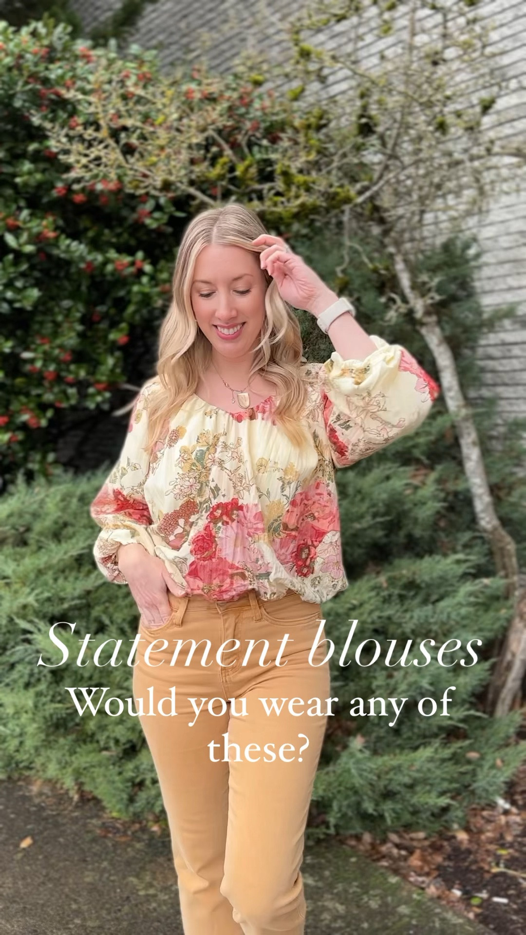 Pretty blouses are arriving for spring 🌸 

#LTKfindsunder50 #LTKSpringSale