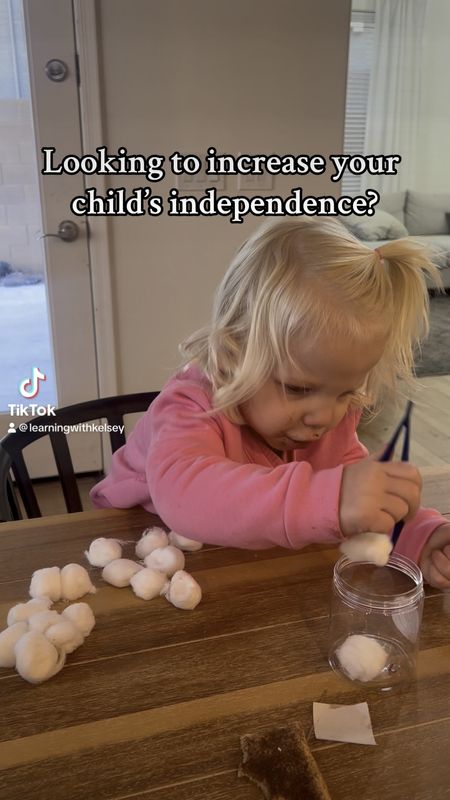 Try these fine motor tools to improve your child’s independence 🫶