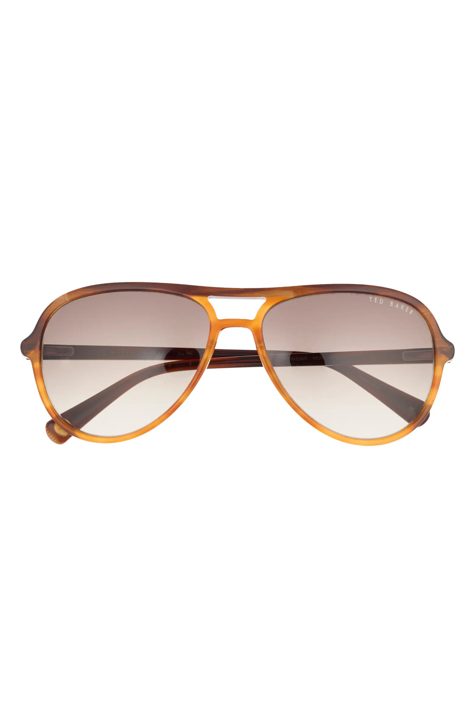 57mm Gradient Aviator Sunglasses | Nordstrom Rack