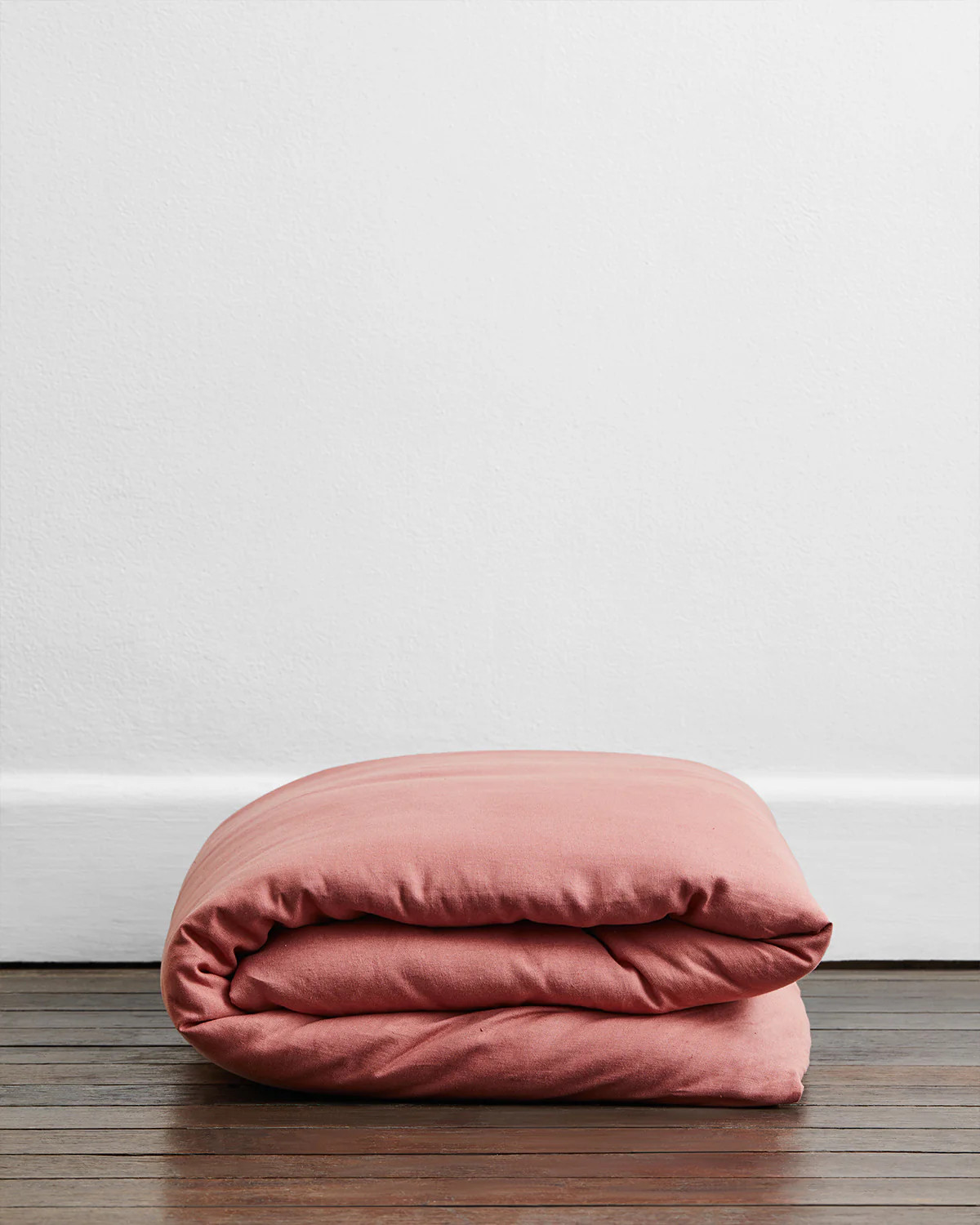 Pink Clay 100% French Flax Linen Duvet Cover | Bedthreads US