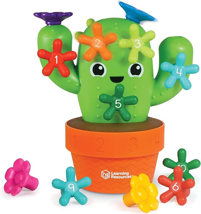 Learning Resources Carlos the Pop & Count Cactus - 16 Pieces, Age 18+ Months Toddler Learning Toy... | Amazon (US)