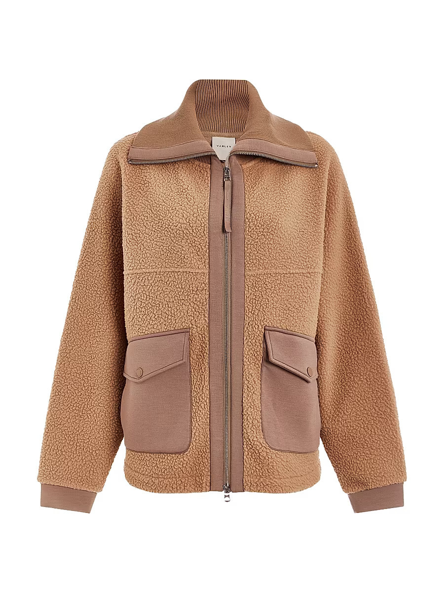 Women's Eleanor Fleece Zip-Up Jacket - Chanterelle - Size Small | Saks Fifth Avenue