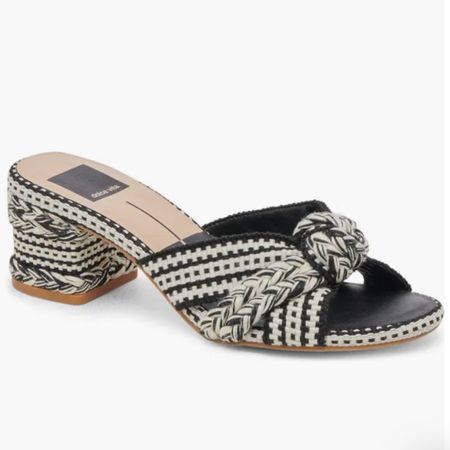 These Dolce Vita sandals are on sale and they are just so cute! The woven fabric in black-and-white neutral is perfect for so many outfits this summer.

#LTKSaleAlert #LTKFindsUnder100 #LTKShoeCrush