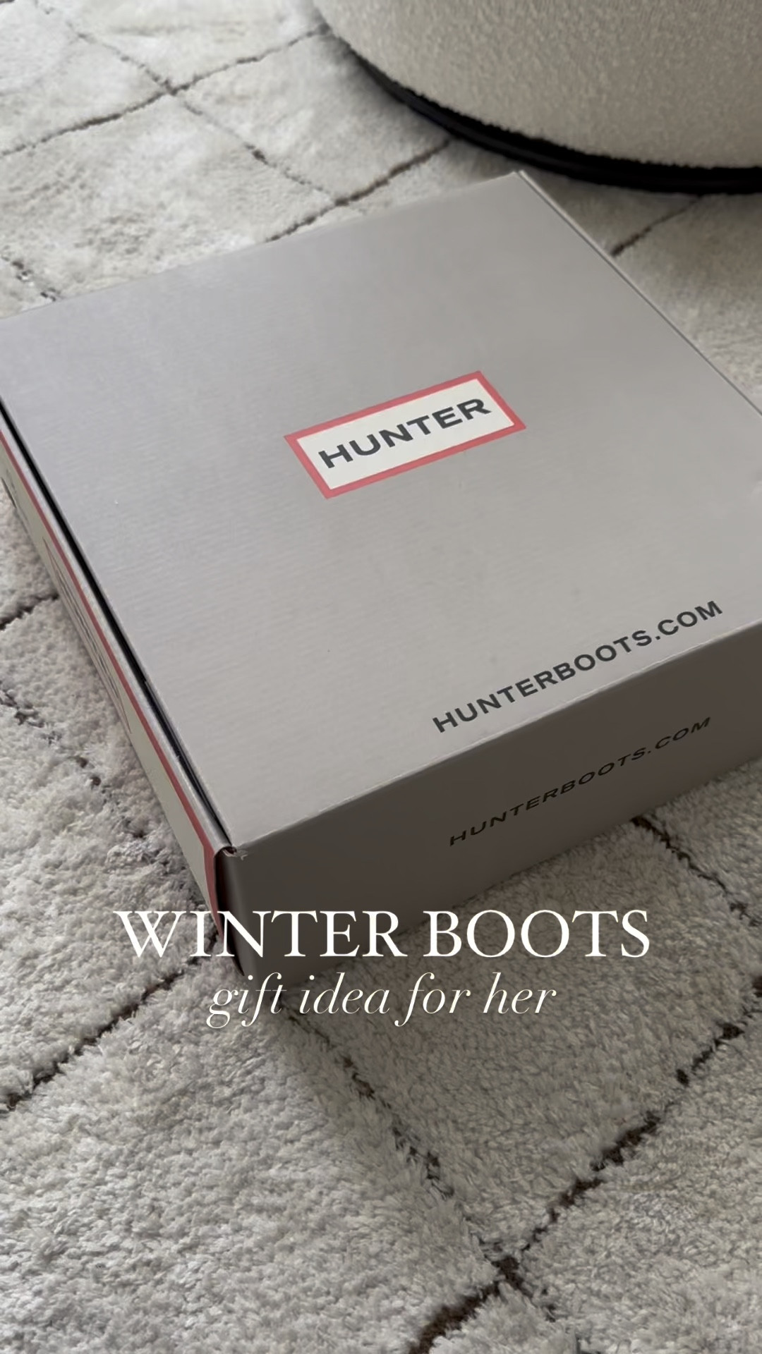 Obsessed with my new winter boots!! 

#giftsforher #giftideasforher #giftguide #giftideas #hunterboots #winterboots #boots #holiday 

#LTKShoeCrush #LTKWatchNow #LTKGiftGuide