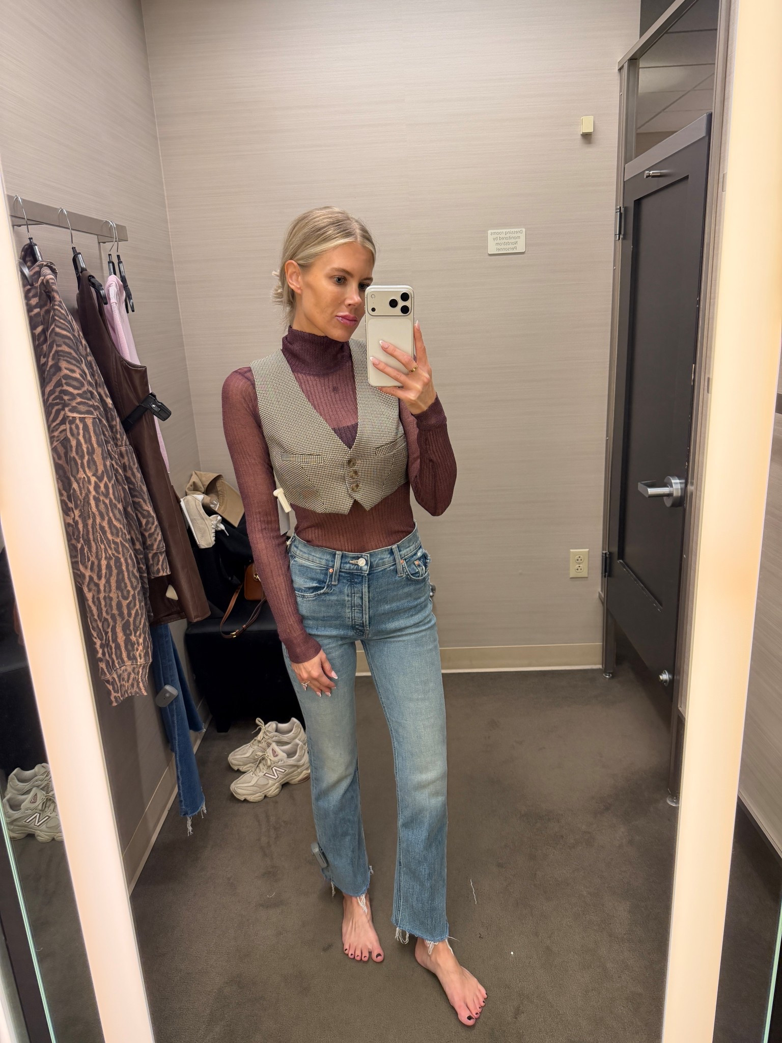 Thanksgiving outfit check. Everything is tts. If you’re between sizes I’d go down in the jeans, they have some stretch  

#LTKStyleTip #LTKHoliday #LTKFindsUnder100