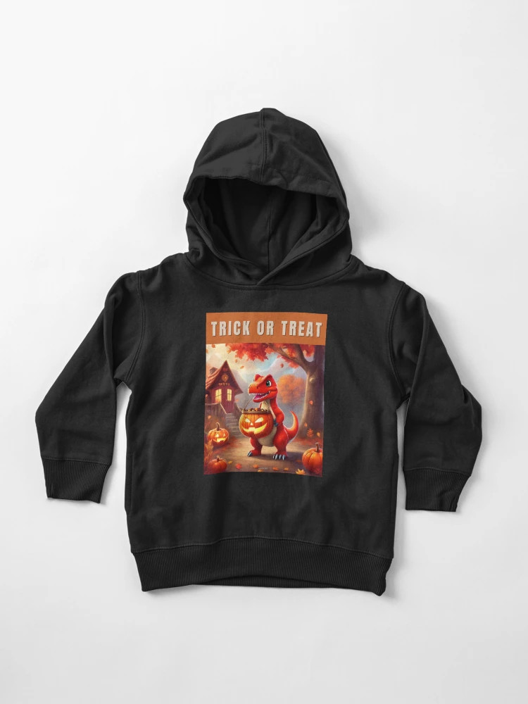 Halloween Dinosaur - Trick or Treat Toddler Pullover Hoodie | Redbubble (US)