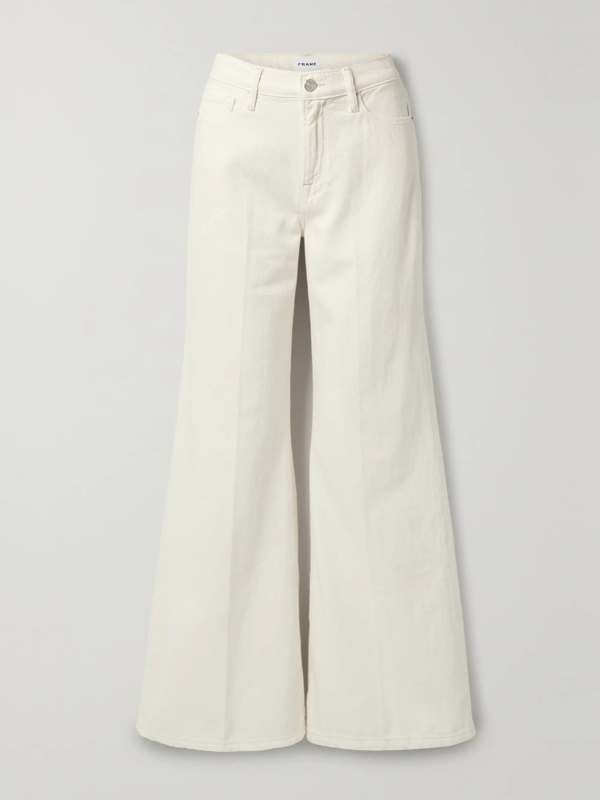 FRAMELe Palazzo high-rise wide-leg jeans | NET-A-PORTER (US)