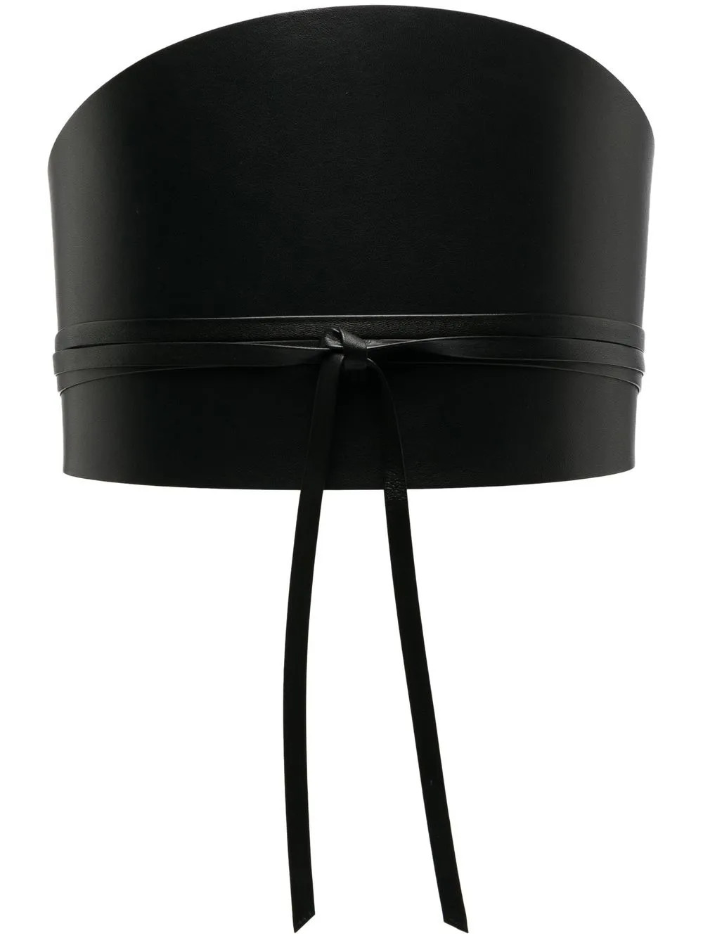 Déhanche Undone Corset Leather Belt | Black | FARFETCH CA | Farfetch Global