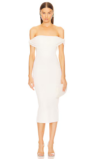 x REVOLVE Laurence Midi Dress in Ivory | Revolve Clothing (Global)