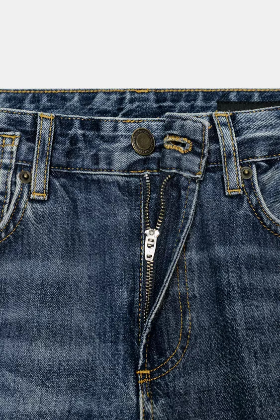 ZW COLLECTION MID-WAIST STRAIGHT-LEG JEANS | Zara DE