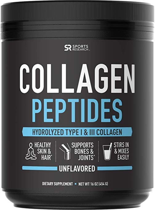 Collagen Peptides Powder (16oz) | Grass-Fed, Certified Paleo Friendly, Non-Gmo and Gluten Free - ... | Amazon (US)