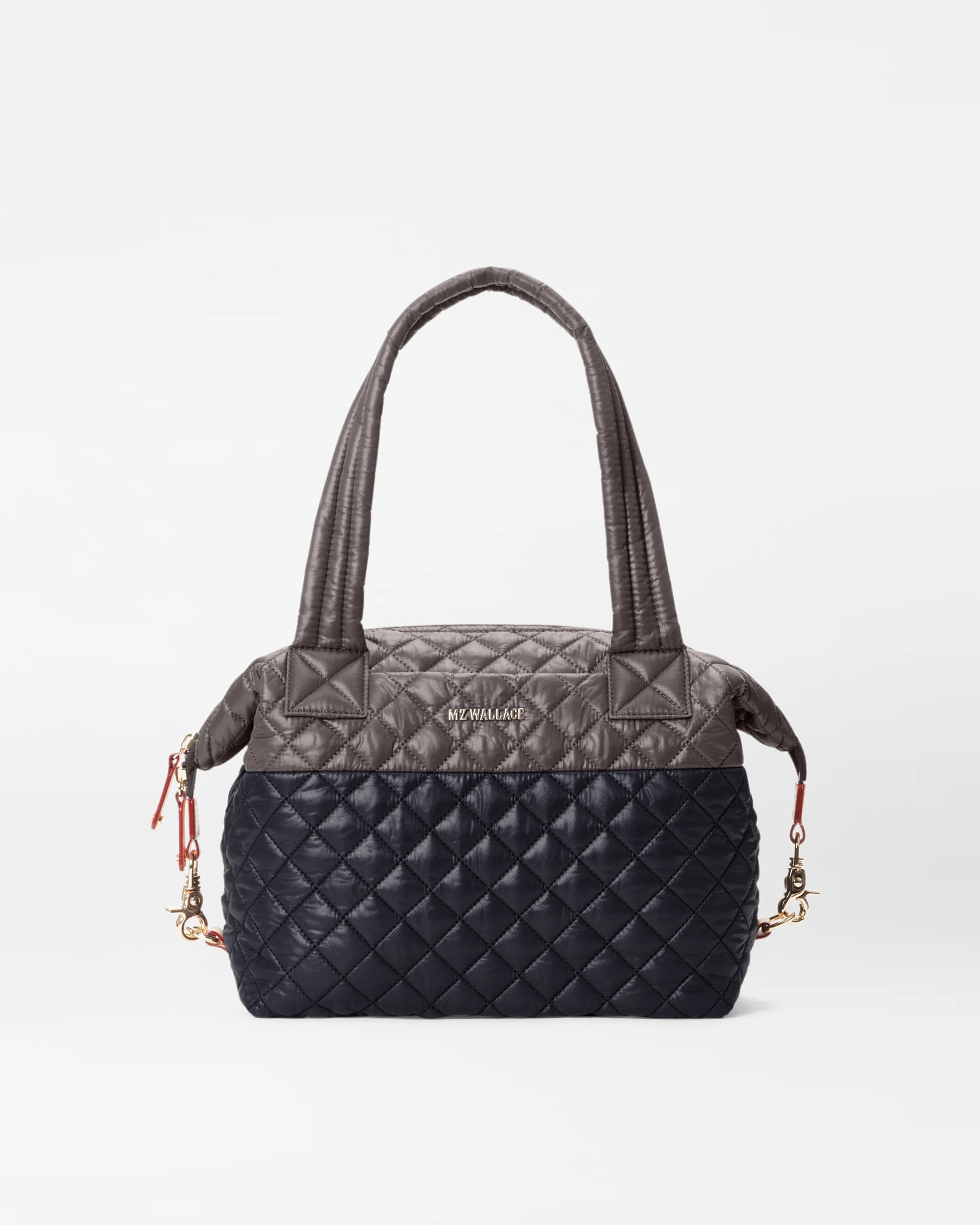 MZ Wallace Black/Magnet Medium Sutton Deluxe | MZ Wallace