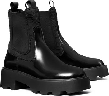T Monogram Lug Sole Chelsea Boot (Women) | Nordstrom