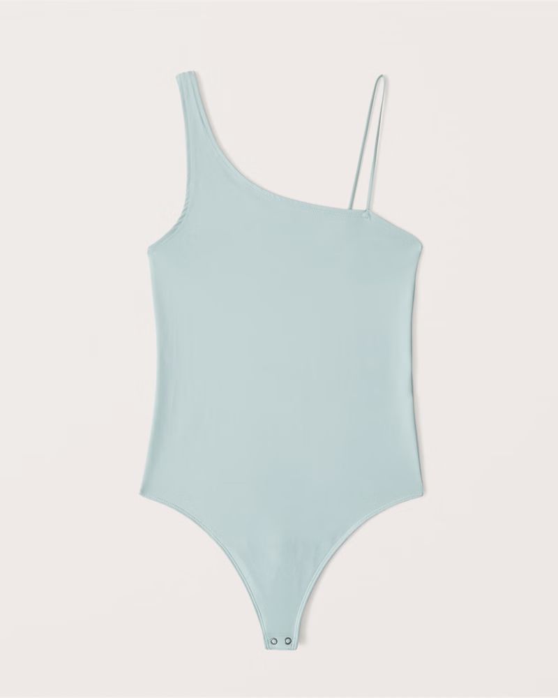 Seamless Asymmetrical Cami Bodysuit | Abercrombie & Fitch (US)