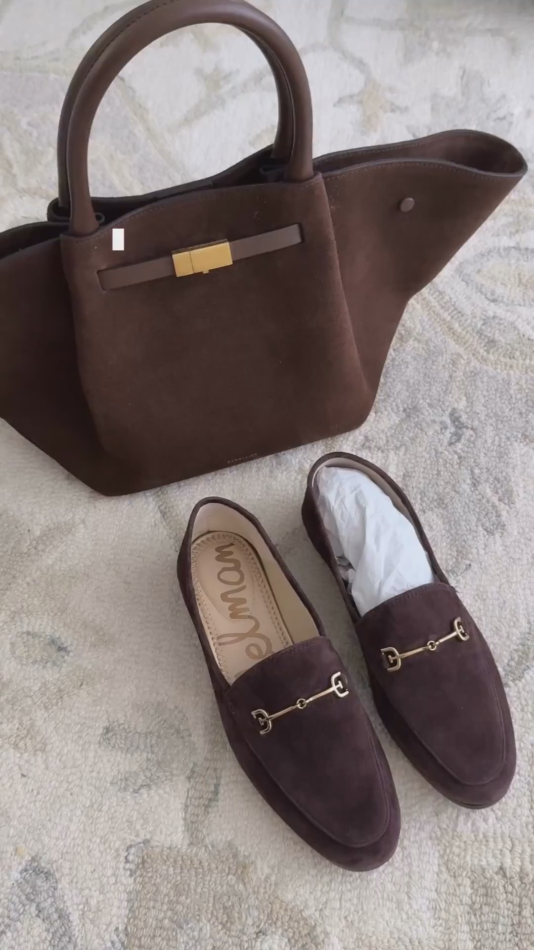 Repost from last fall bc these just got restocked! • Sam Edelman loafers 5.5 - I truly wear these loafers so much in a variety of colors! No break in in needed. Works with jeans, skirts, travel, workwear etc. 
• Amazon no show socks. A tad big on my size 5 feet but they work with my ballet flats and loafers when I want a no show look. 
• DeMellier suede midi New York bag 

Fall shoes, autumn style, easy style tips

#LTKWorkwear #LTKSeasonal #LTKmomlife