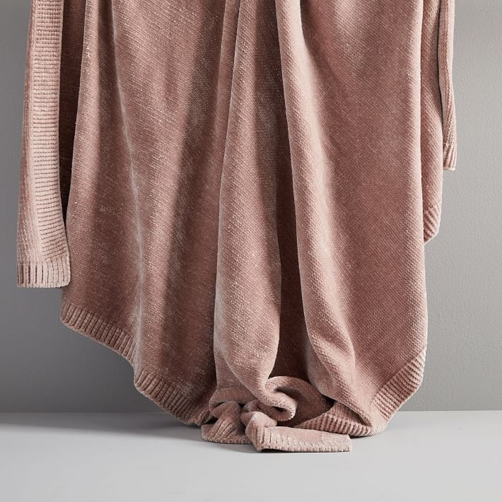Luxe Chenille Throws | West Elm (US)