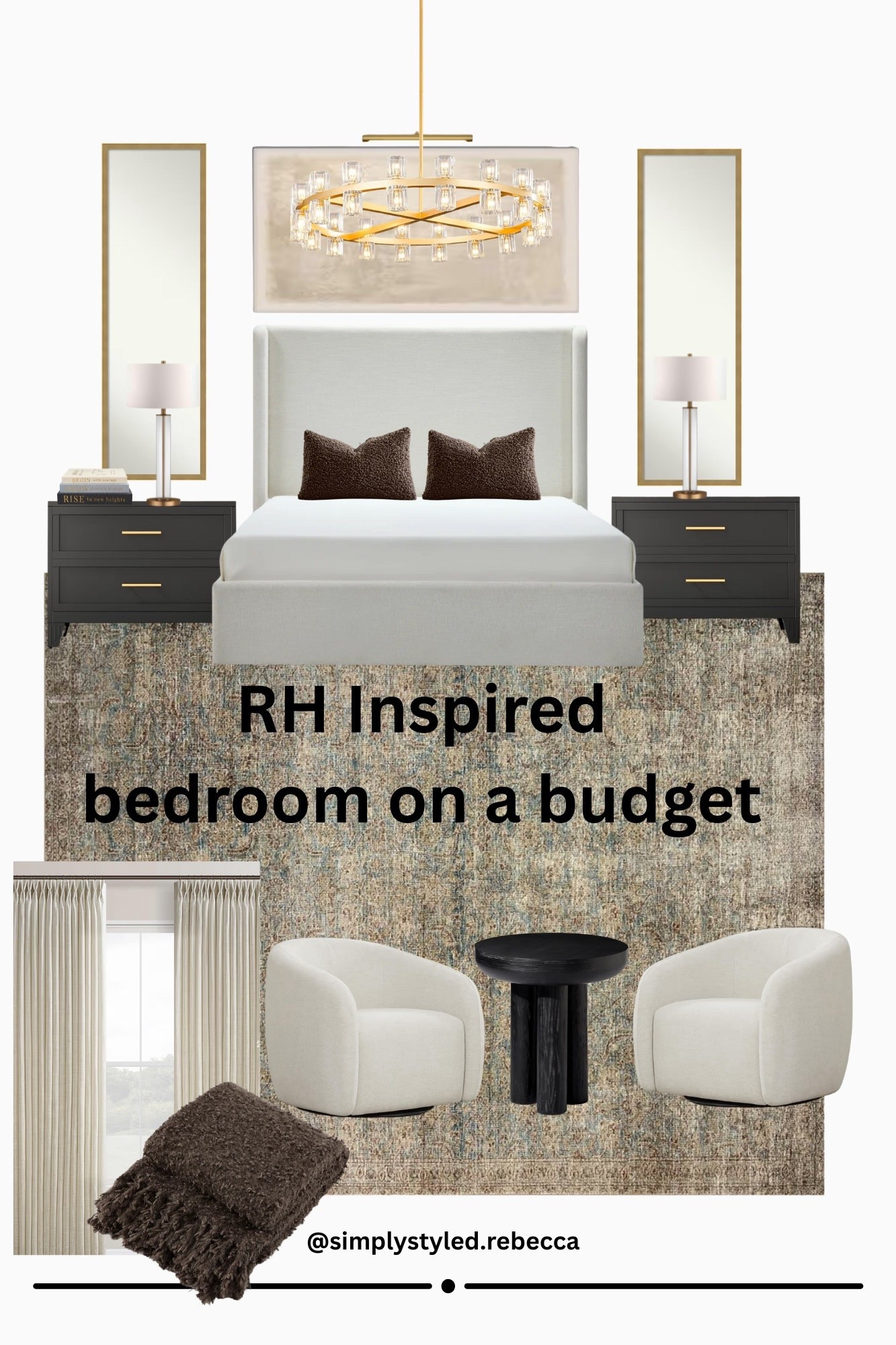 Our guest bedroom mood board. This looks so good and it’s all affordable pieces .

#LTKHome