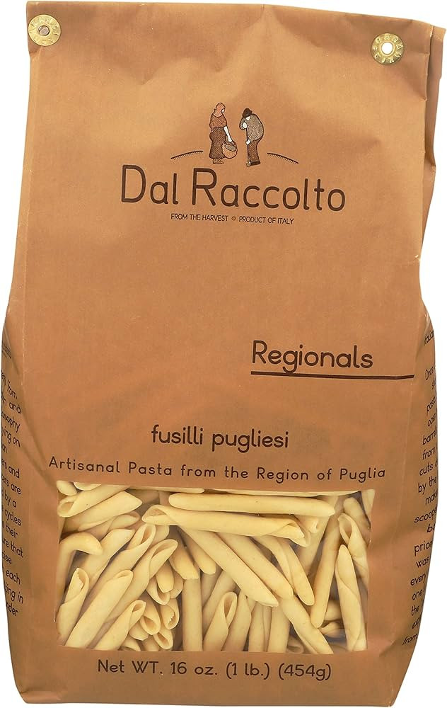 Dal Raccolto Pasta - Fusilli Pugliesi, 1 lb Bag | Amazon (US)