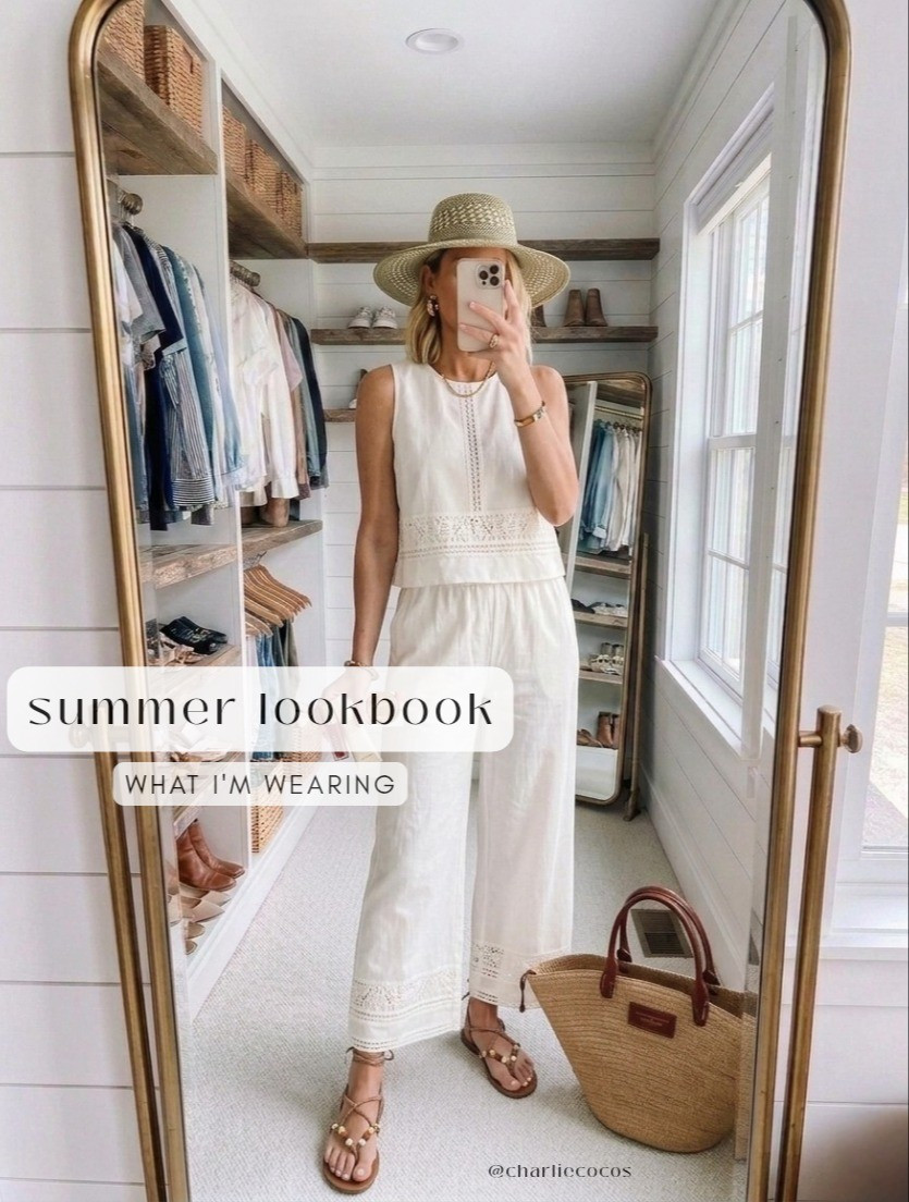 Summer sets. Easy Summer outfits that look put together. Old money aesthetic. Aritzia. Linen summer sets. Vacation outfits. Vacation style. Swimsuit cover ups. Top picks. Amazon dupes. Sandals. Outfit ideas. Beach outfit. Farmers market. Tuckernuck. Anthropologie. Nordstrom picks. Classic style. Basket bags. Sesame sets. Linen tops. Linen pants.

#LTKootd #LTKgrwm #LTKTravel