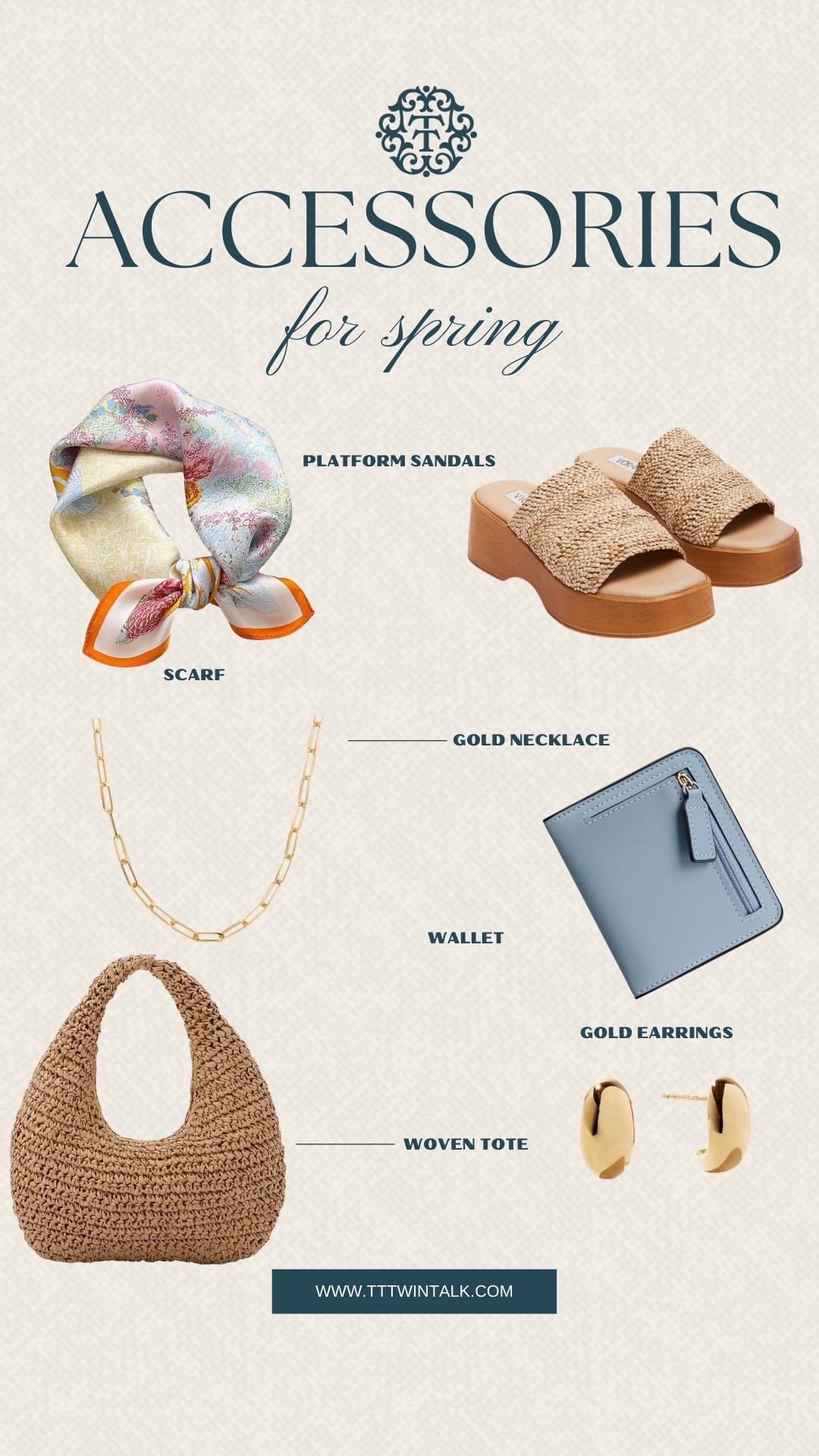 These spring accessories are the kind of pieces that instantly refresh an outfit. Light, easy to style, and perfect for everyday wear. Simple additions that make everything feel a little more put together.

#LTKOver40 #LTKSeasonal #LTKBeauty