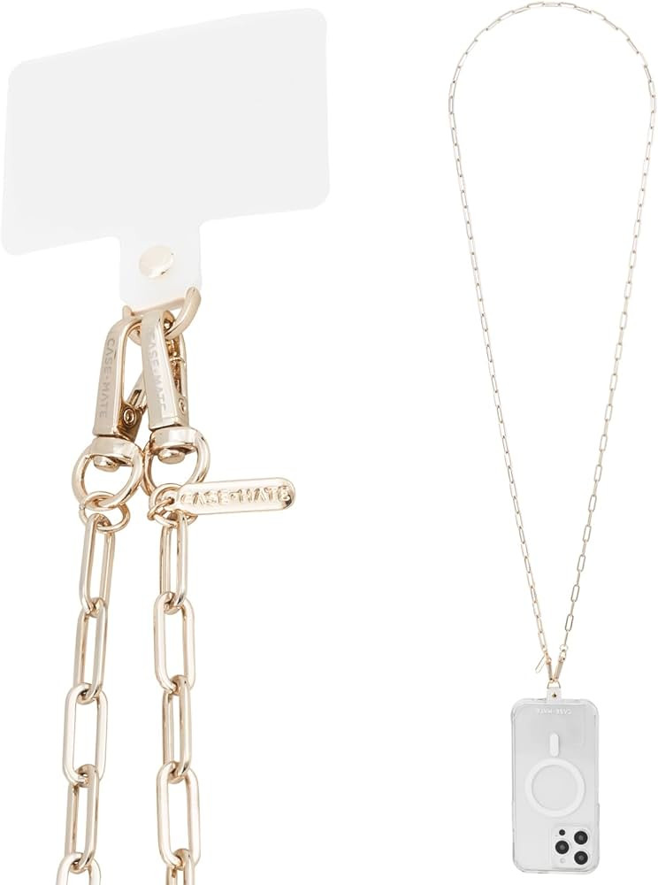 Case-Mate Crossbody Phone Lanyard/Chain [Works with All Phones] Hands-Free Cell Phone Strap - Pho... | Amazon (US)