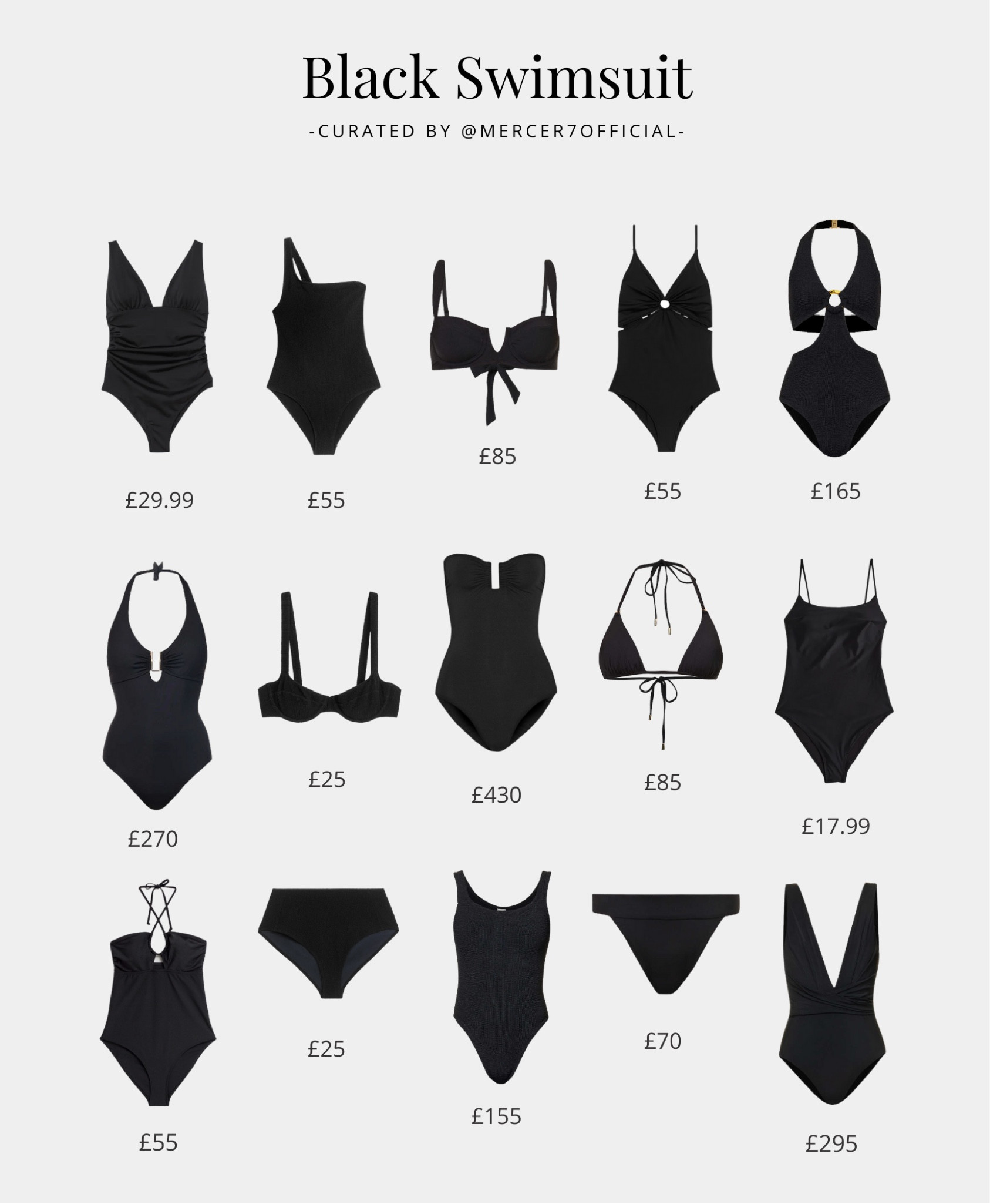 One of the must have pieces for your holiday would definitely have to be a black swimsuit! It will go with so many of your beach worthy styles and can we reworn in many holidays to come! 

- black swimsuit, black bikini, beach wear, holiday style, summer holiday inspiration 

#LTKstyletip #LTKeurope #LTKSeasonal