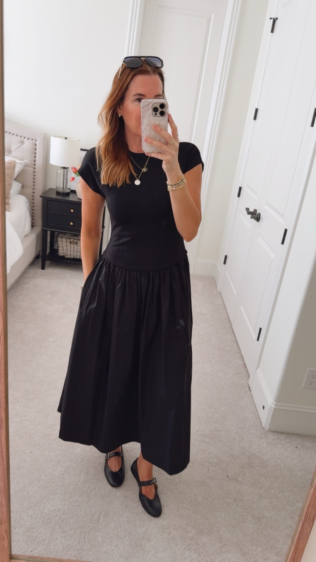 This dress!!! It’s so beautiful and looks high end. Love the drop waist and the under $40 price tag! 