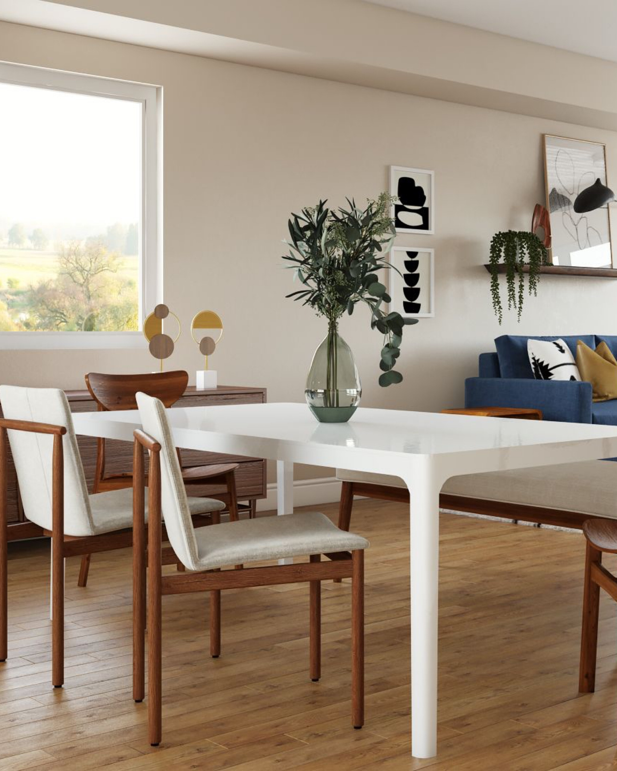 Mid Century Modern dining room, home decor , mcm , dining room decor 

#LTKhome