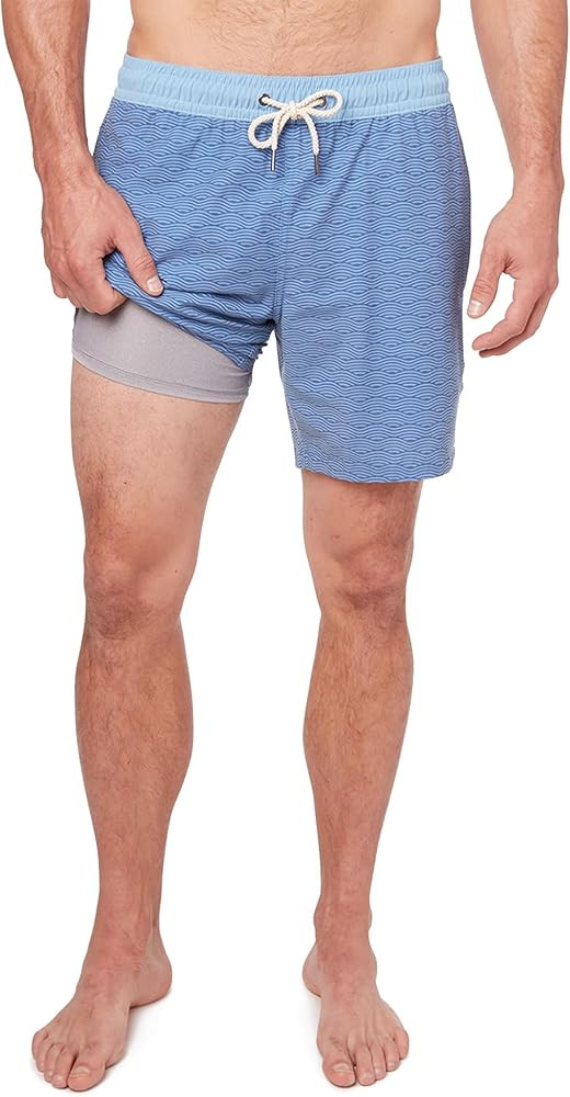 Fair Harbor The Bayberry Trunk –– Men's Swim Suits with Liner, 7-inch Inseam –– Anti-Chaf... | Amazon (US)