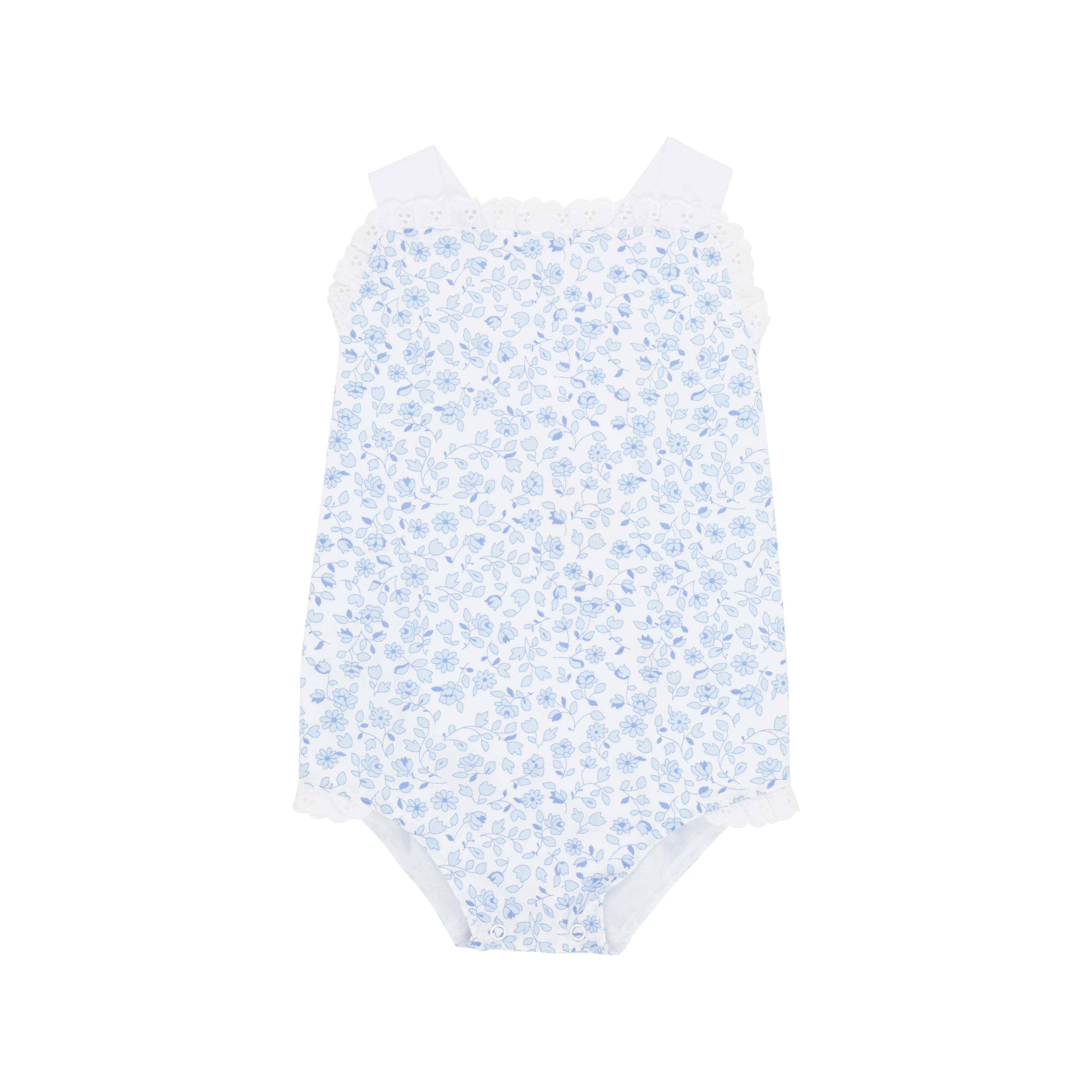Sisi Sunsuit - Greenbriar Garden with Worth Avenue White | The Beaufort Bonnet Company