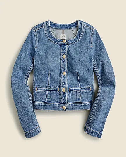 Louisa lady jacket in denim | J. Crew US