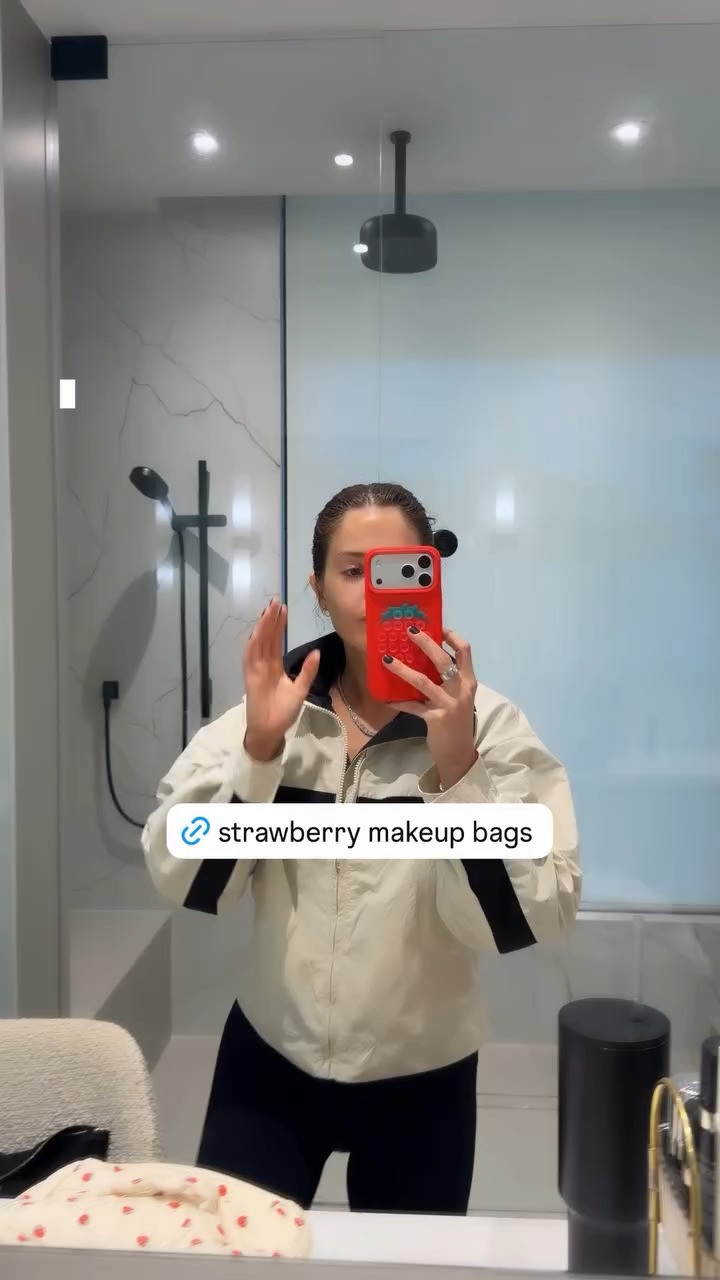 Strawberry makeup bags 🍓  

 #LTKBeauty #LTKTravel