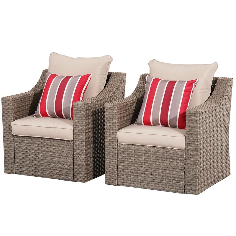 2 Piece Patio Chairs with Cushions | Wayfair Professional