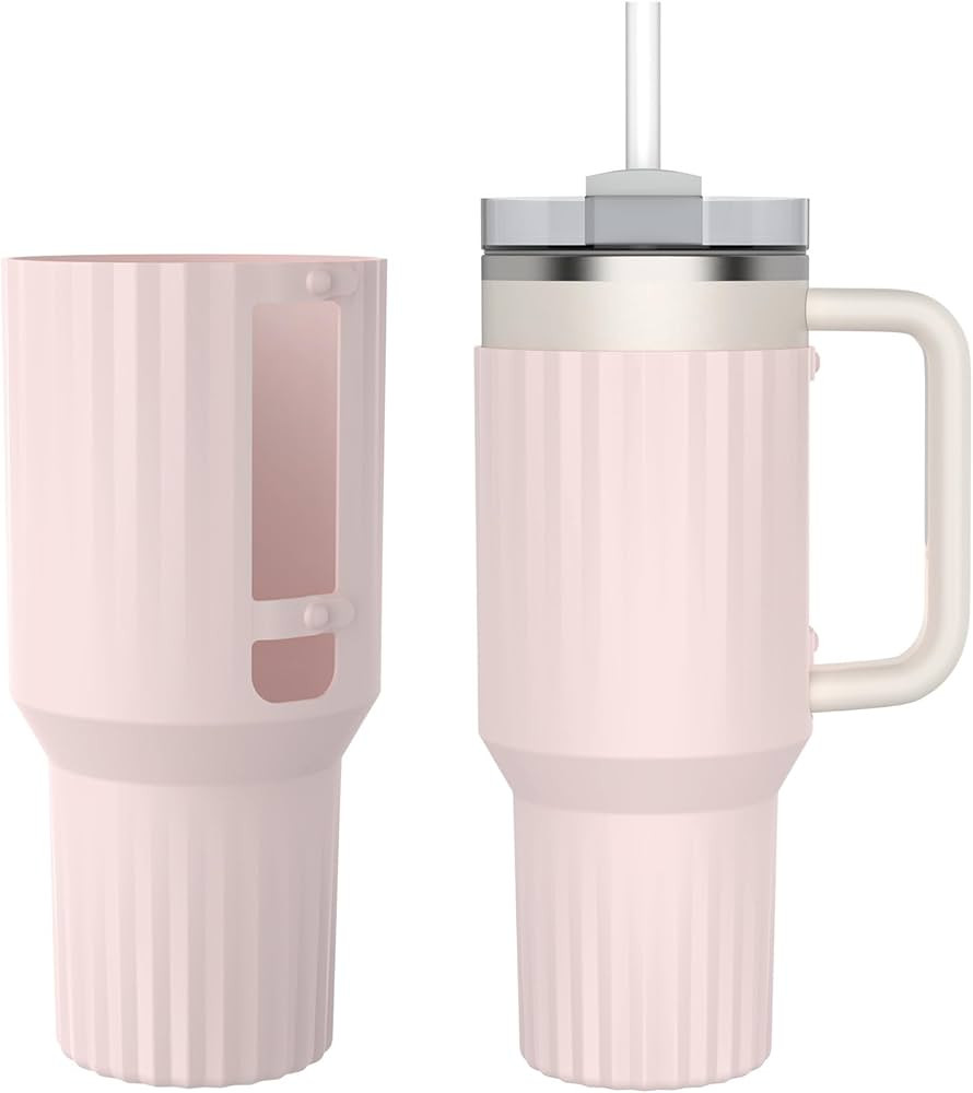 OUTXE Silicone Boot for 40oz Stanley Quencher, Water Bottle Boot Sleeve for Stanley 40 oz Cup H2.0 Travel Adventure Tumbler, Stanley Bottom Protector Accessories | Amazon (US)